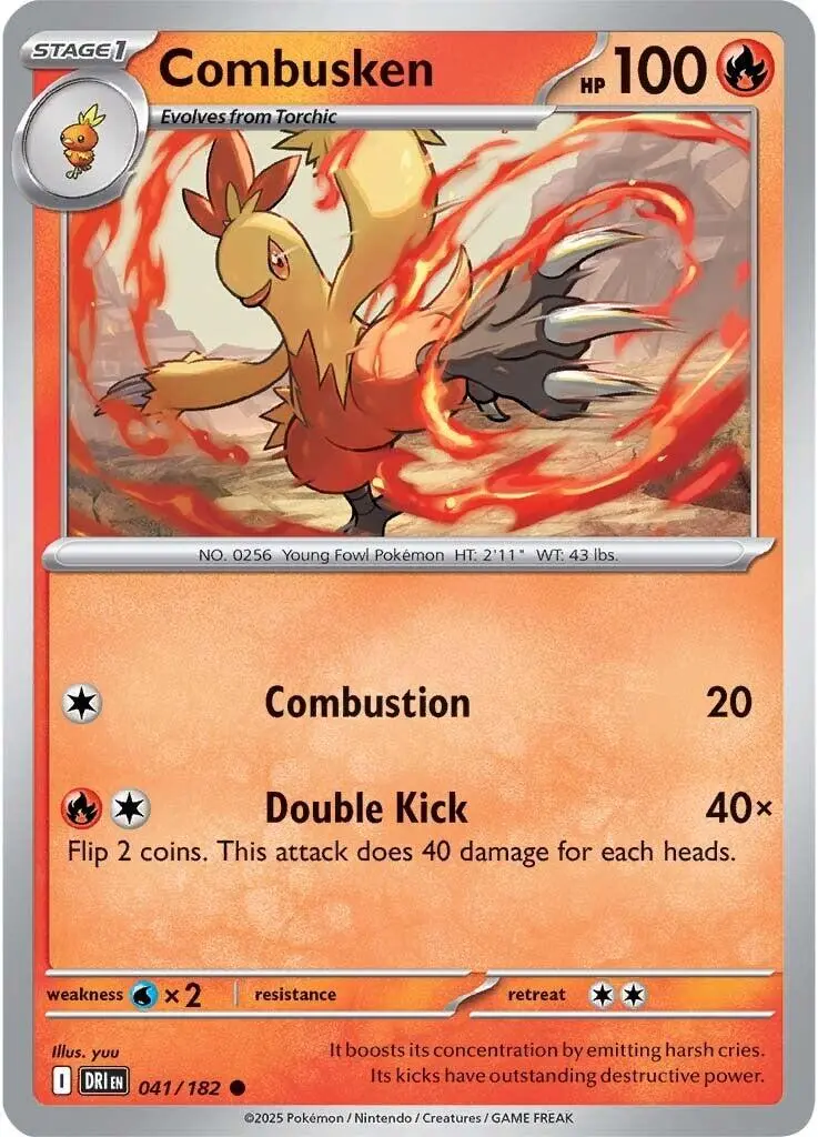 Combusken (041/182) [Scarlet & Violet: Destined Rivals] 1