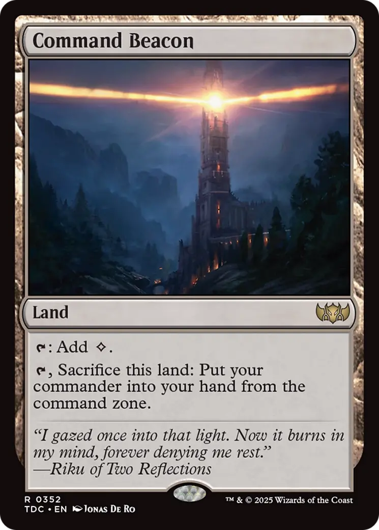 Command Beacon [Tarkir: Dragonstorm Commander] 1