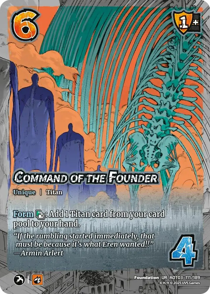 Command Of The Founder 1