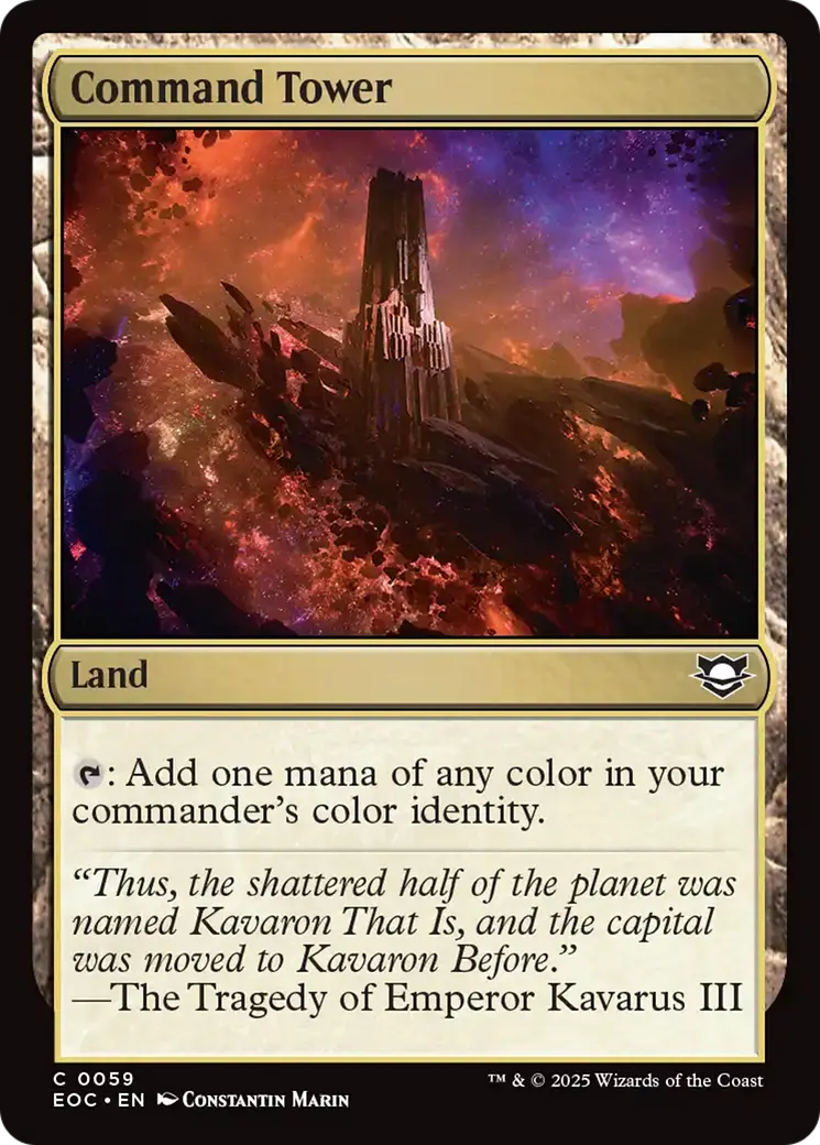 Command Tower [Edge Of Eternities Commander] 1