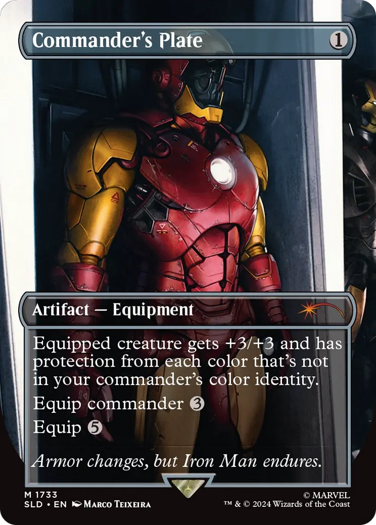 Commander's Plate (1733) (Rainbow Foil) [Secret Lair Drop Series] 1