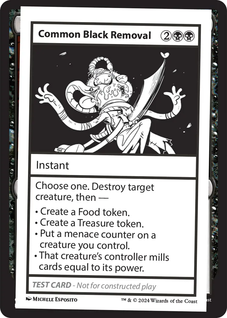 Common Black Removal [Mystery Booster 2 Playtest Cards] 1