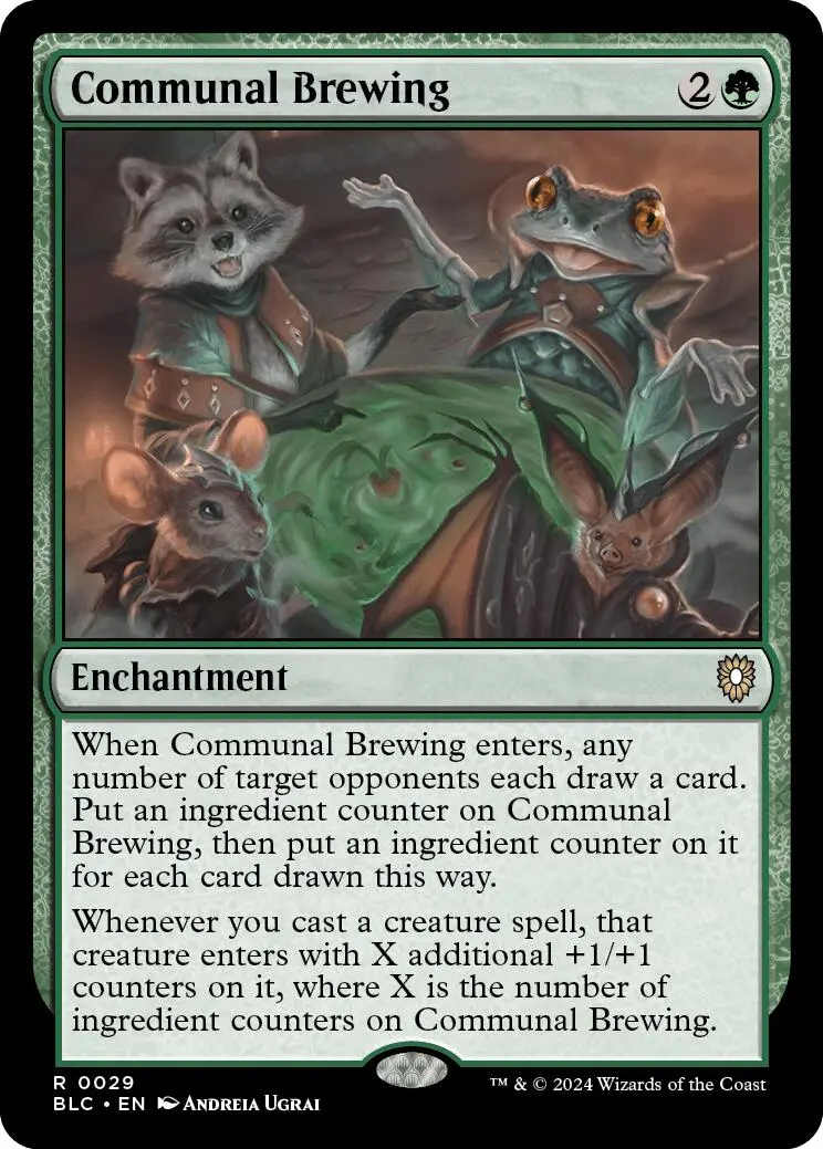 Communal Brewing [Bloomburrow Commander] 1