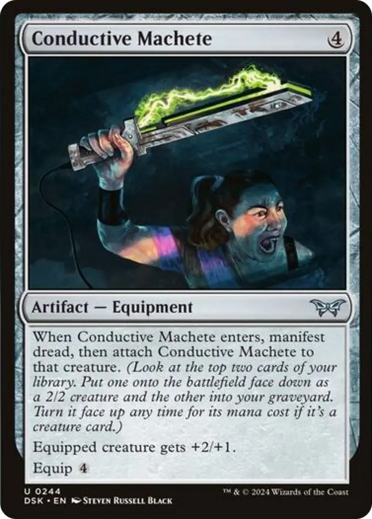 Conductive Machete [Duskmourn: House Of Horror] 1