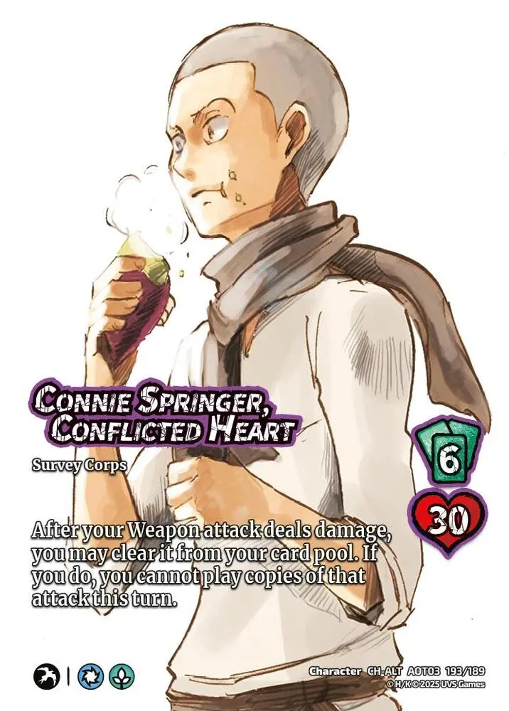 Connie Springer, Conflicted Heart (Alternate Art) - Foil 1