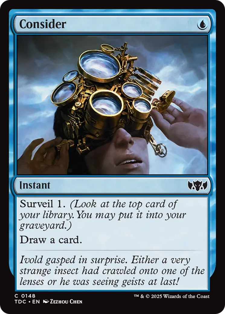 Consider [Tarkir: Dragonstorm Commander] 1