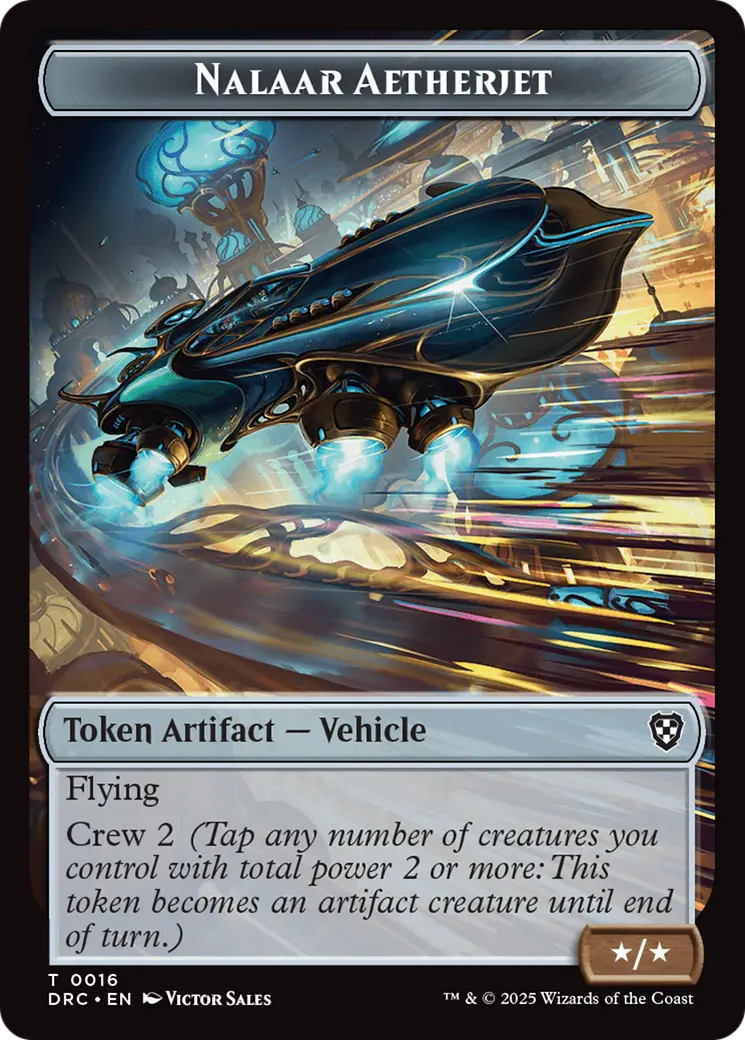 Construct // Nalaar Aetherjet Double-Sided Token [Aetherdrift Tokens] 1