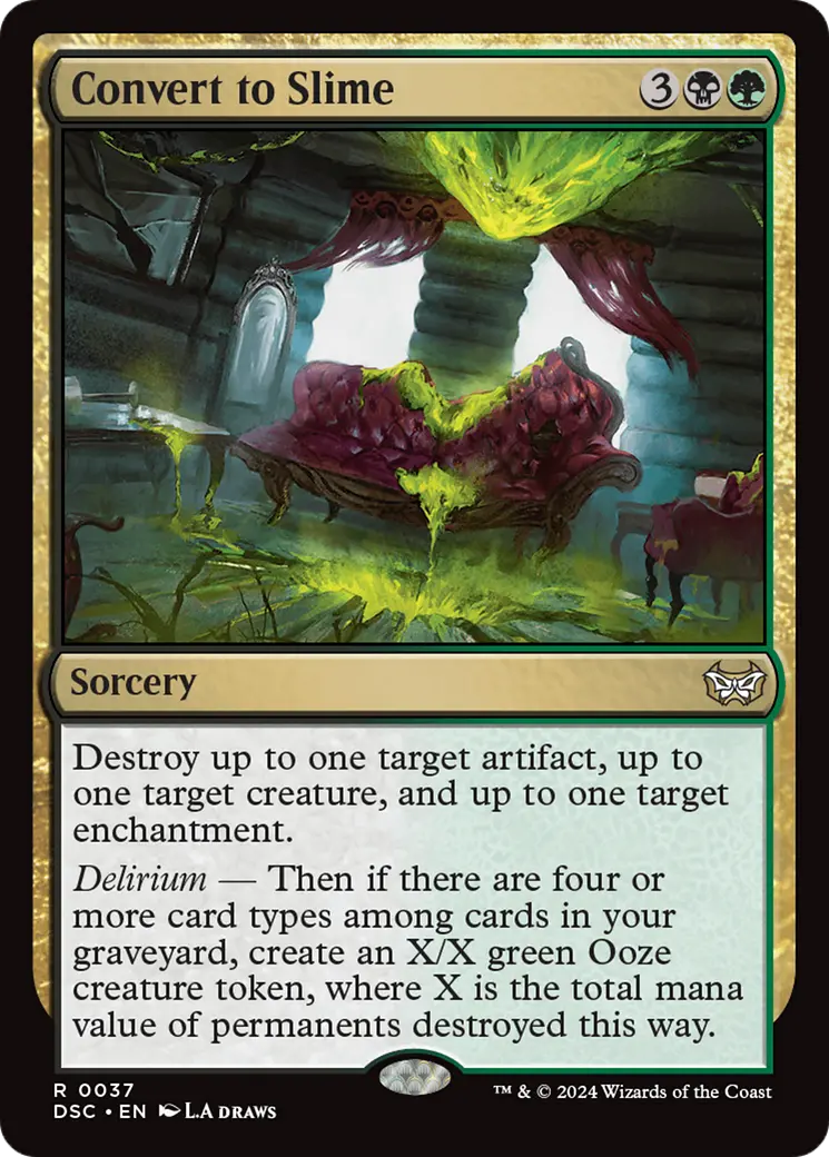 Convert To Slime [Duskmourn: House Of Horror Commander] 1