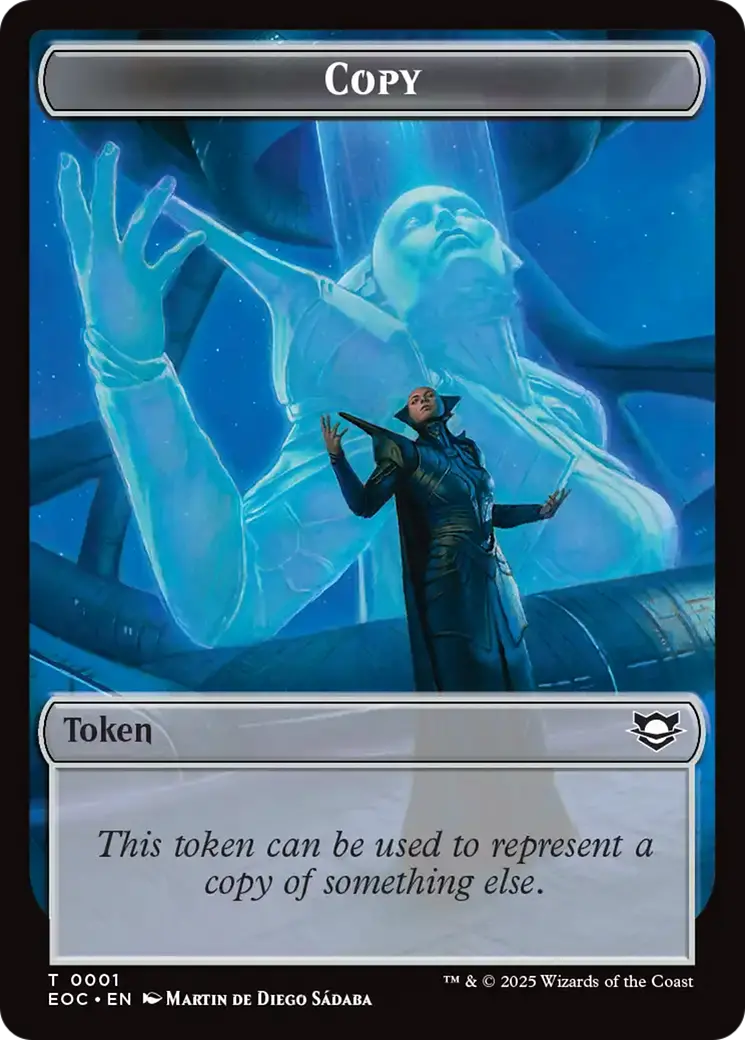 Copy // Clue Double-Sided Token [Edge Of Eternities Commander Tokens] 1