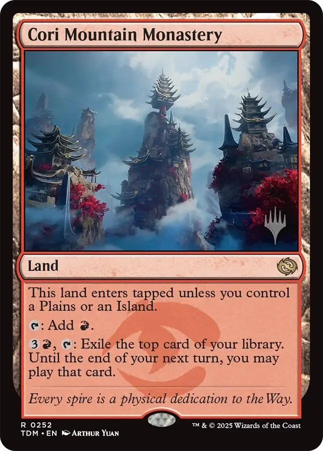 Cori Mountain Monastery [Tarkir: Dragonstorm Promos] 1