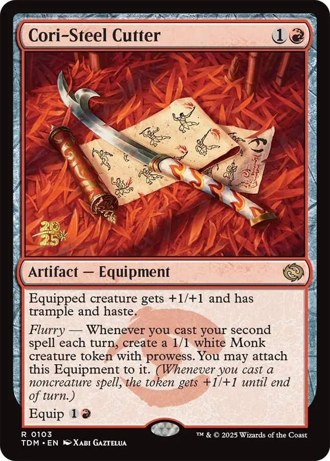 Cori-Steel Cutter [Tarkir: Dragonstorm Prerelease Promos] 1