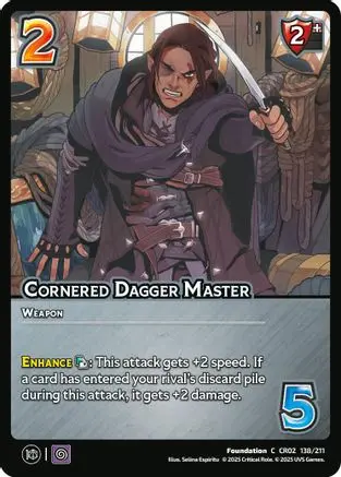 Cornered Dagger Master 1