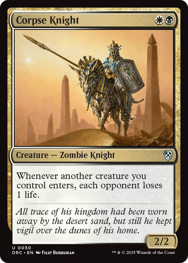 Corpse Knight [Aetherdrift Commander] 1