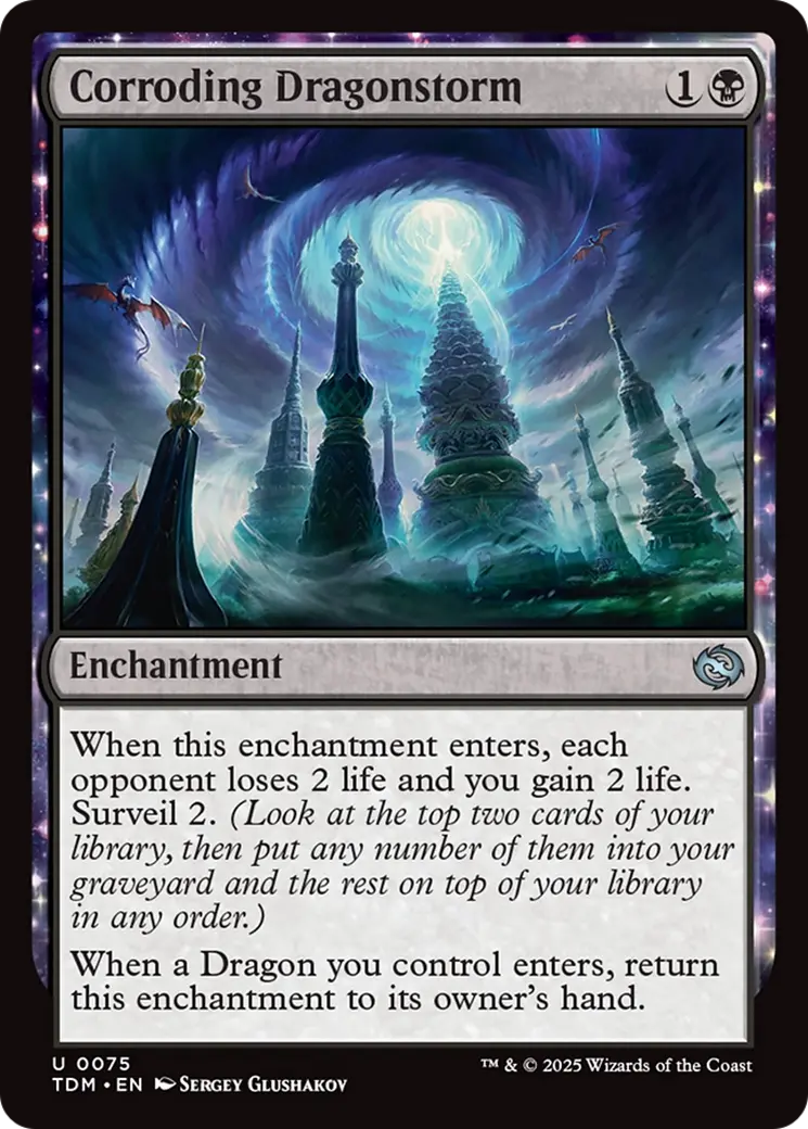 Corroding Dragonstorm [Tarkir: Dragonstorm] 1