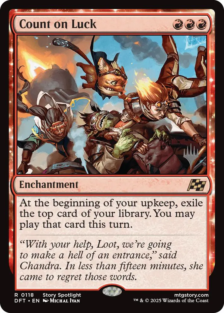 Count On Luck (Promo Pack) [Aetherdrift Promos] 1