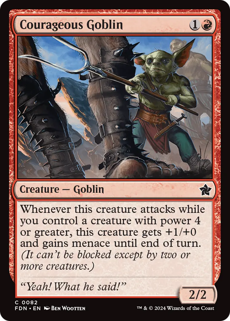 Courageous Goblin [Foundations] 1