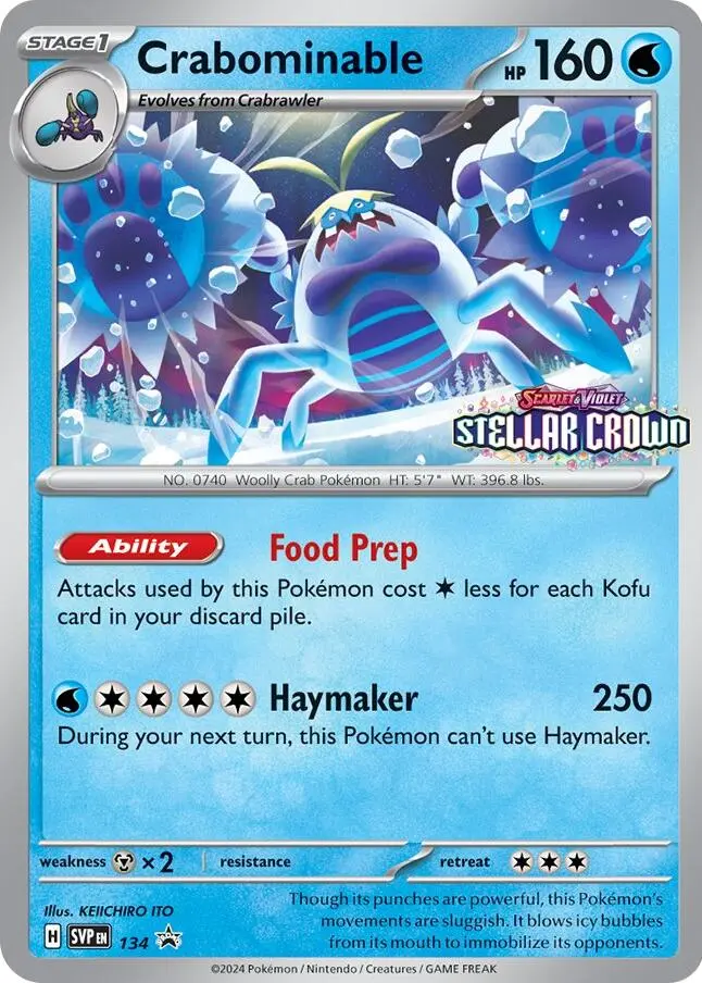 Crabominable (Svp134) [Scarlet & Violet: Black Star Promos] 1