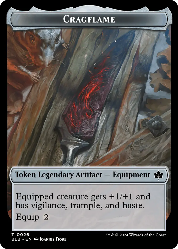 Cragflame Token [Bloomburrow Tokens] 1