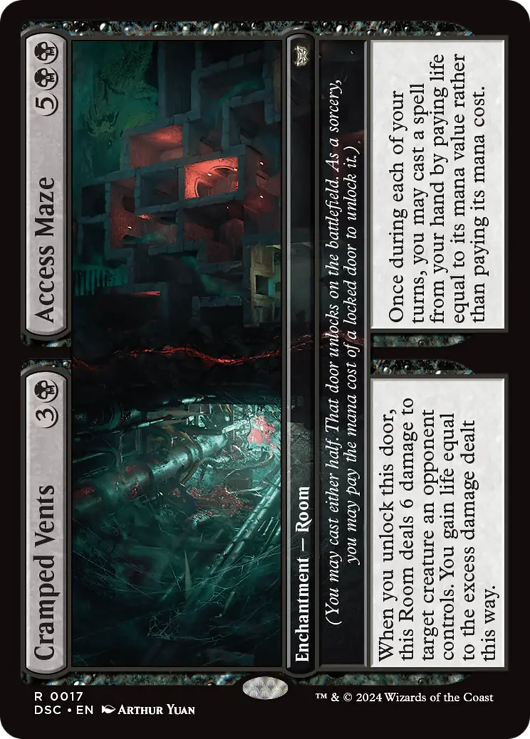 Cramped Vents // Access Maze [Duskmourn: House Of Horror Commander] 1