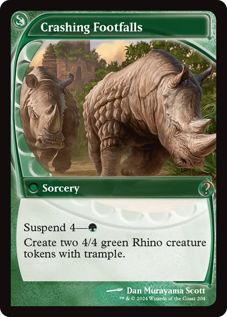Crashing Footfalls (Future Sight) [Mystery Booster 2] 1
