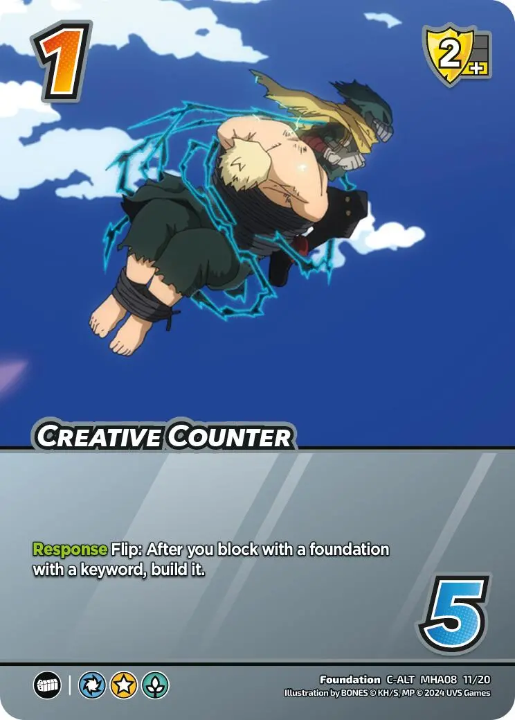 Creative Counter (Alternate Art) [Challenger Series: My Hero Academia - Dark Hero Arc] 1