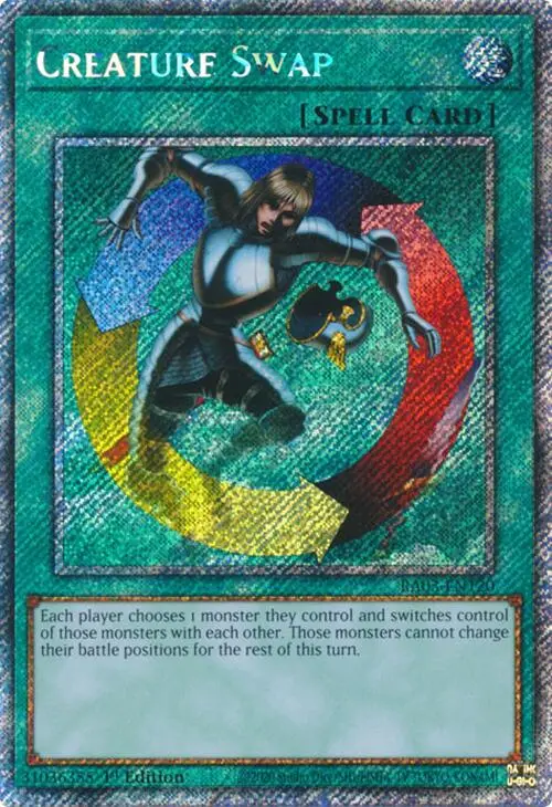 Creature Swap (Platinum Secret Rare) [Ra03-En120] Platinum Secret Rare 1