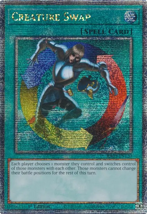 Creature Swap (Quarter Century Secret Rare) [Ra03-En120] Quarter Century Secret Rare 1