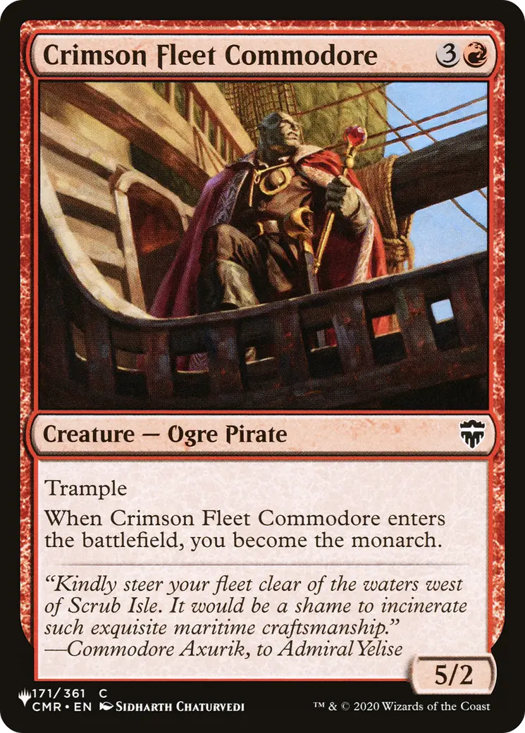 Crimson Fleet Commodore [The List] 1