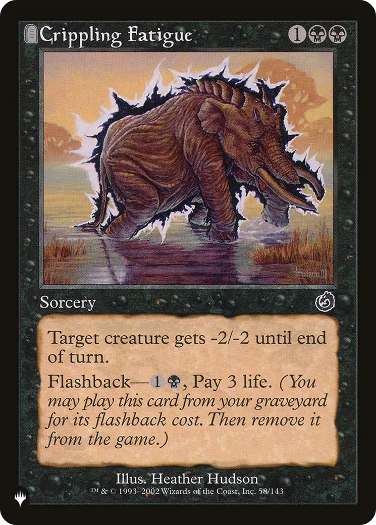 Crippling Fatigue [The List] 1