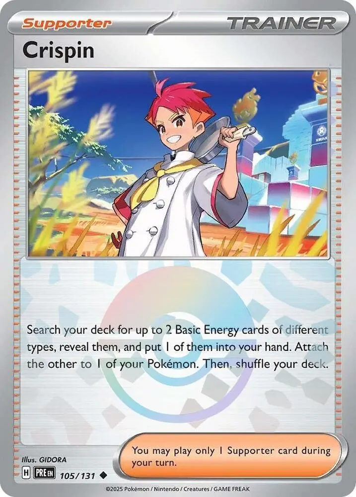 Crispin (105/131) (Poke Ball Pattern) [Scarlet & Violet: Prismatic Evolutions] 1