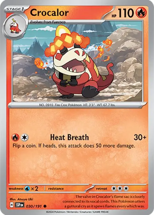 Crocalor (030/191) [Scarlet & Violet: Surging Sparks] 1