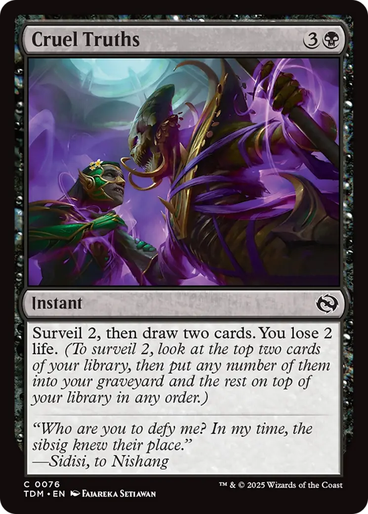 Cruel Truths [Tarkir: Dragonstorm] 1