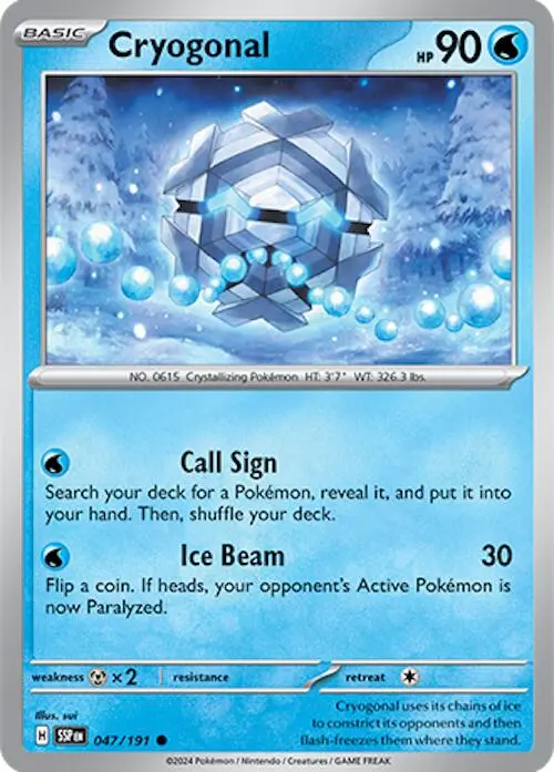 Cryogonal (047/191) [Scarlet & Violet: Surging Sparks] 1