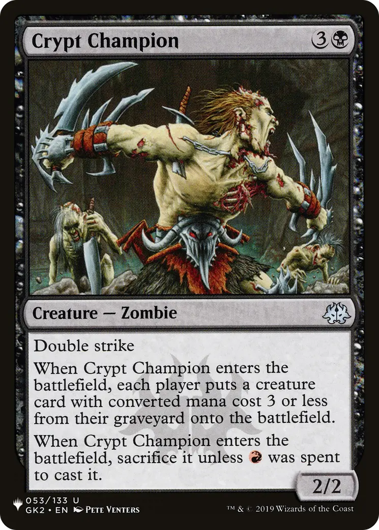 Crypt Champion [The List] 1