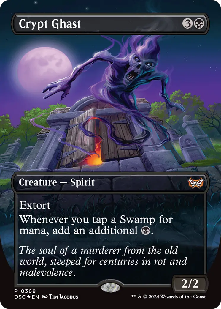 Crypt Ghast (Borderless) [Duskmourn: House Of Horror Commander] 1