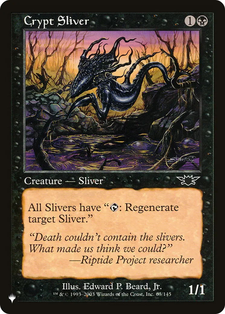 Crypt Sliver [The List] 1