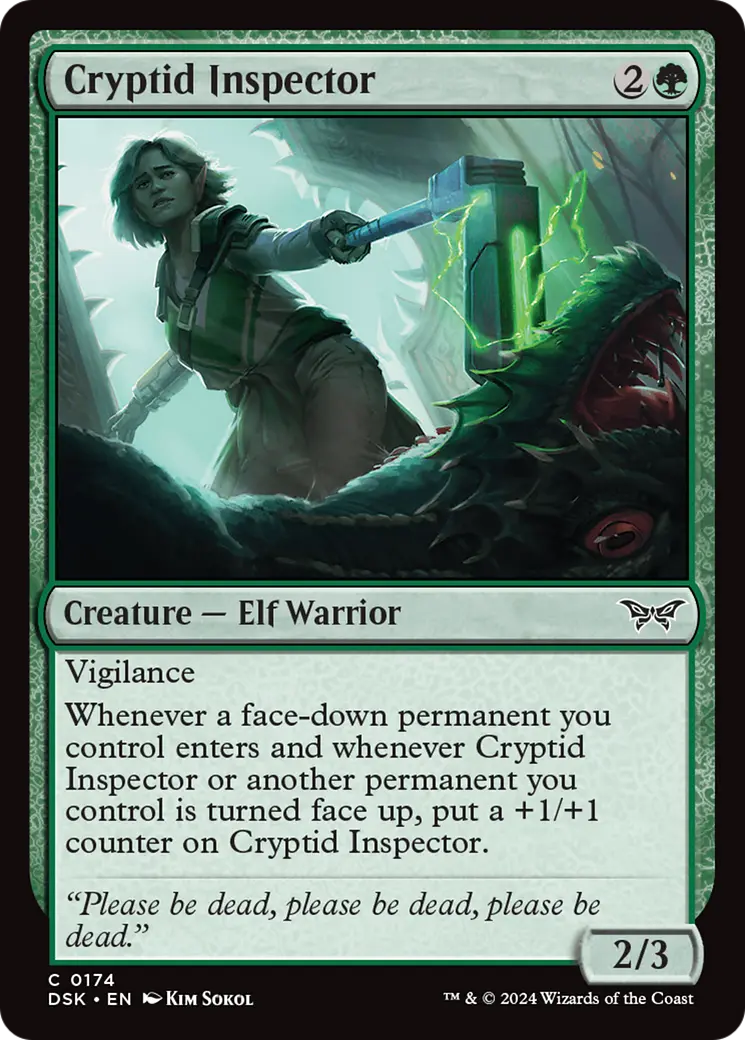 Cryptid Inspector [Duskmourn: House Of Horror] 1
