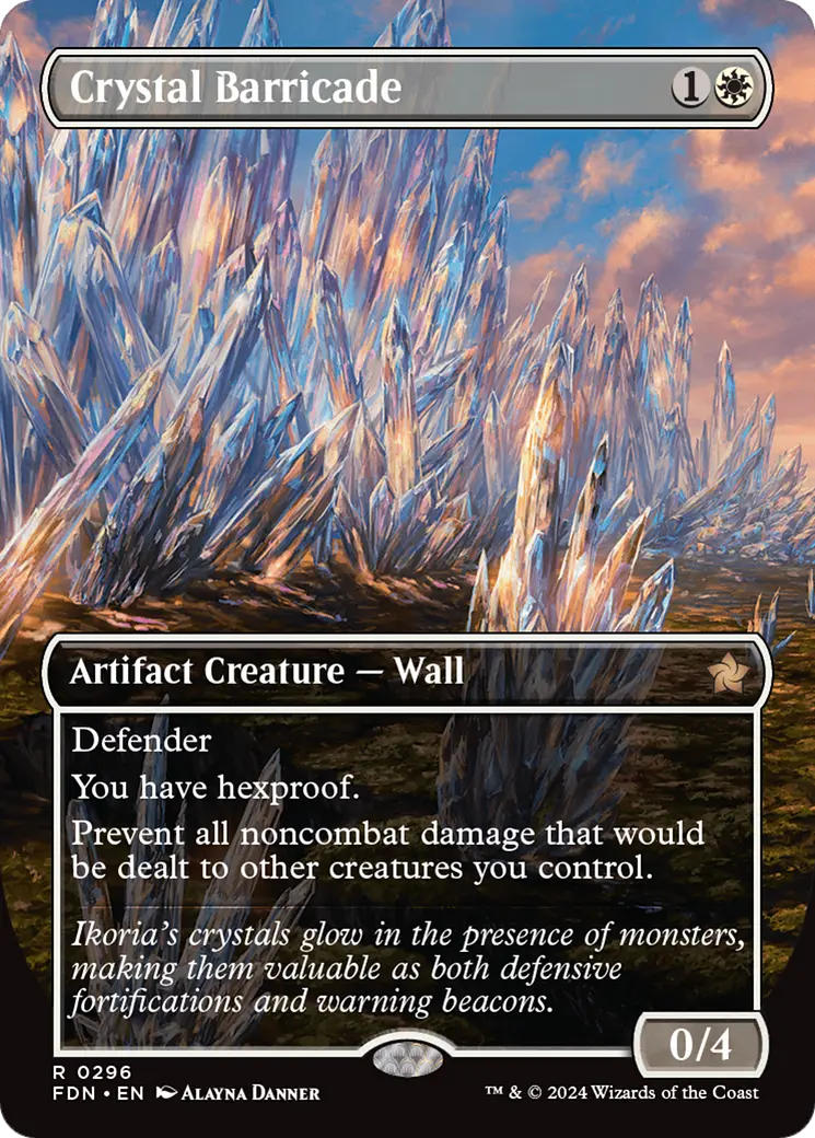 Crystal Barricade (Borderless) [Foundations] 1