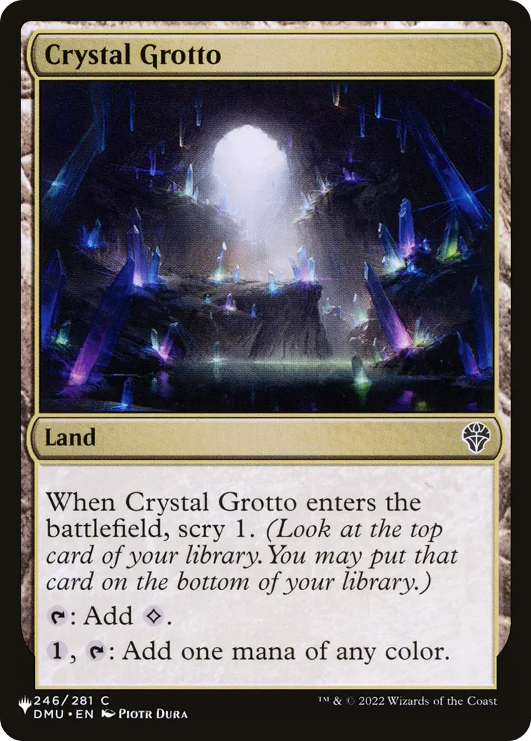 Crystal Grotto [The List] 1