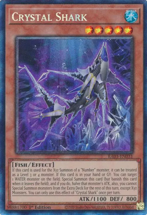 Crystal Shark (Cr) [Ra03-En031] Prismatic Collector's Rare 1