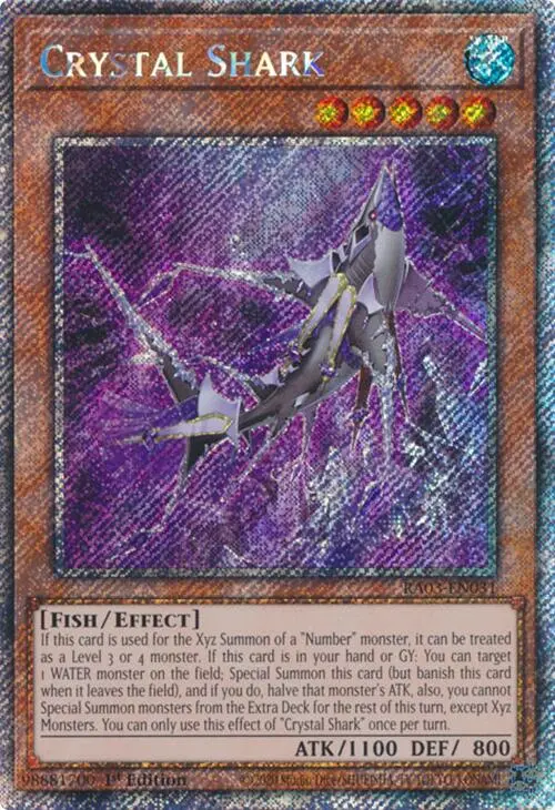 Crystal Shark (Platinum Secret Rare) [Ra03-En031] Platinum Secret Rare 1
