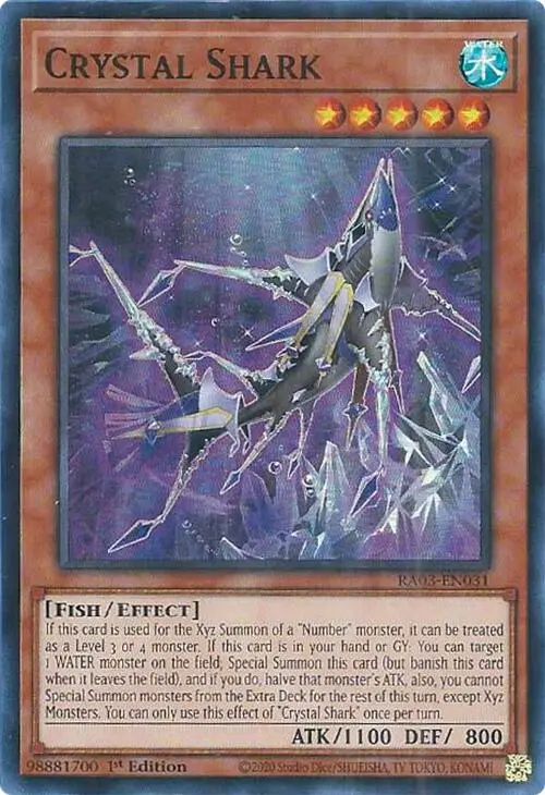 Crystal Shark [Ra03-En031] Super Rare 1