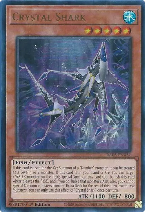 Crystal Shark (Ur) [Ra03-En031] Ultra Rare 1