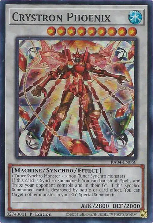 Crystron Phoenix [Ra04-En058] Super Rare 1