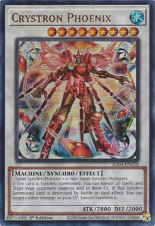 Crystron Phoenix [Ra04-En058] Ultra Rare 1