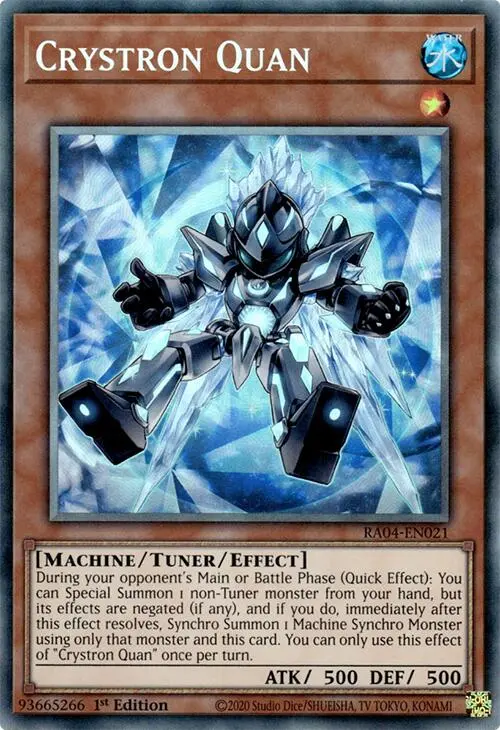 Crystron Quan [Ra04-En021] Prismatic Collector's Rare 1