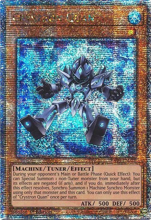 Crystron Quan [Ra04-En021] Quarter Century Secret Rare 1