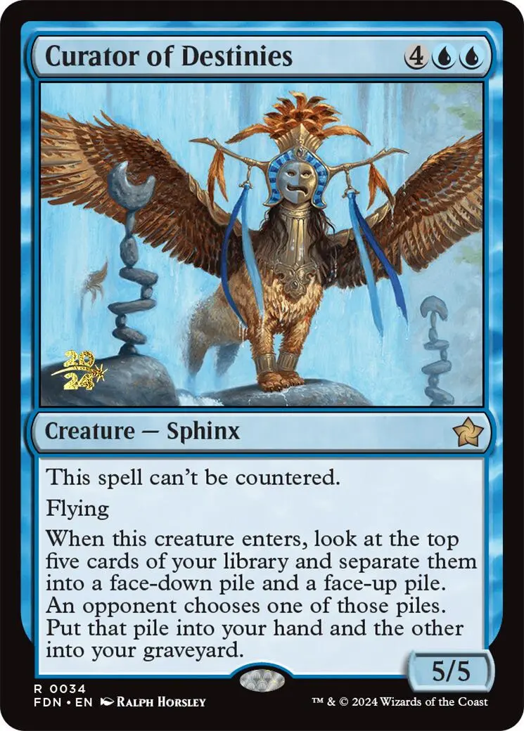 Curator Of Destinies [Foundations Prerelease Promos] 1