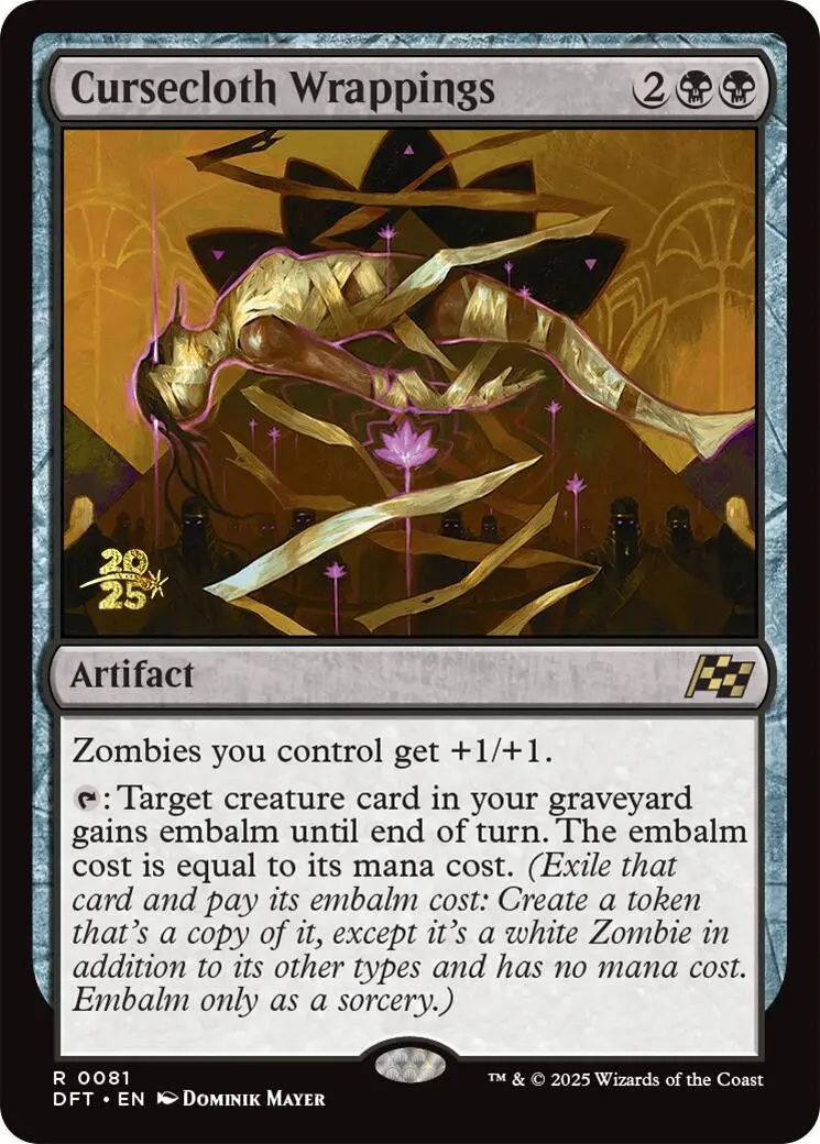 Cursecloth Wrappings [Aetherdrift Prerelease Promos] 1