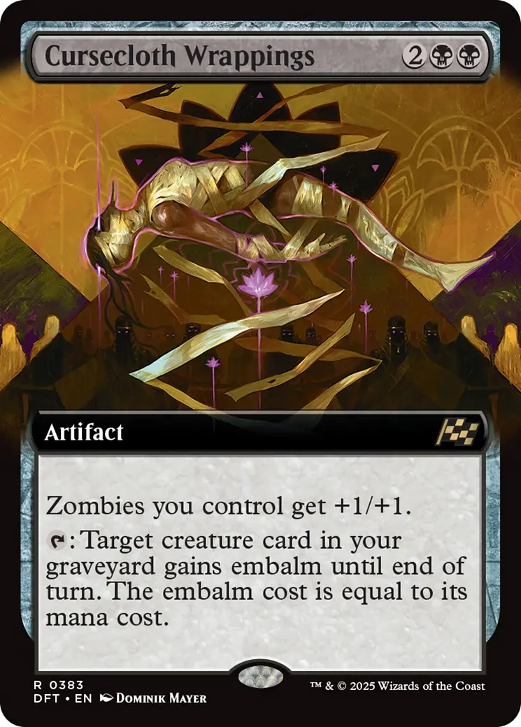 Cursecloth Wrappings (Extended Art) [Aetherdrift] 1